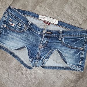 5 FOR $25/Hollister Denim Mini Shorts